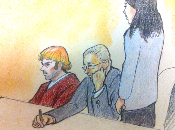 James Holmes, Courtroom Sketch James Holmes, Courtroom Sketch